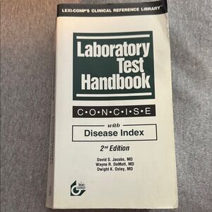 Laboratory Test Handbook with Disease Index